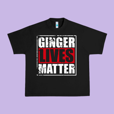 Ginger Lives Matter Urban Heavy Tee Designed By Artisfamous