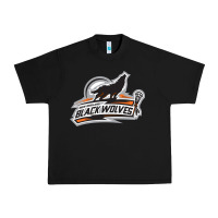 Black new england black wolves Urban Heavy Tee - artisFamous