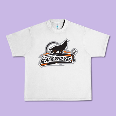 New England Black Wolves Urban Heavy Tee Designed By Artisfamous