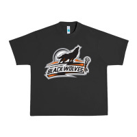 Pigment Black new england black wolves Urban Heavy Tee - artisFamous