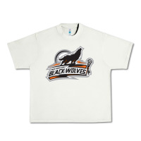 Pistachio new england black wolves Urban Heavy Tee - artisFamous