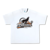 White new england black wolves Urban Heavy Tee - artisFamous