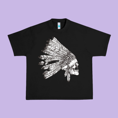 American Indian Urban Heavy Tee Designed By Artisfamous