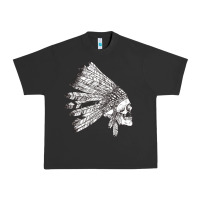 Pigment Black american indian Urban Heavy Tee - artisFamous