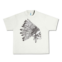 Pistachio american indian Urban Heavy Tee - artisFamous
