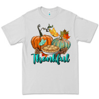 Dove Grey thankful pumpkins Premium Tee - BundleAndBundleShop