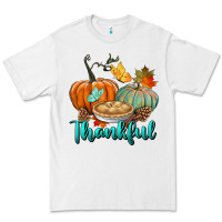 White thankful pumpkins Premium Tee - BundleAndBundleShop
