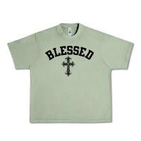 Oil Green blessed christian christianity Urban Heavy Tee - artisFamous