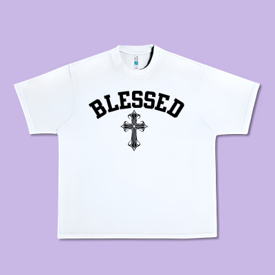 Blessed Christian Christianity Urban Heavy Tee Designed By Artisfamous