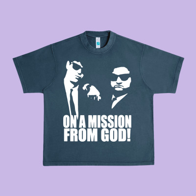 Blues Brothers Belushi Urban Heavy Tee Designed By Artisfamous