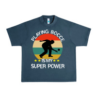 Midnight Navy bocce super power boules sports Urban Heavy Tee - artisFamous