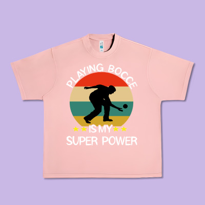 Bocce Super Power Boules Sports Urban Heavy Tee Designed By Artisfamous