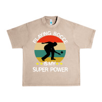 French Oak bocce super power boules sports Urban Heavy Tee - artisFamous