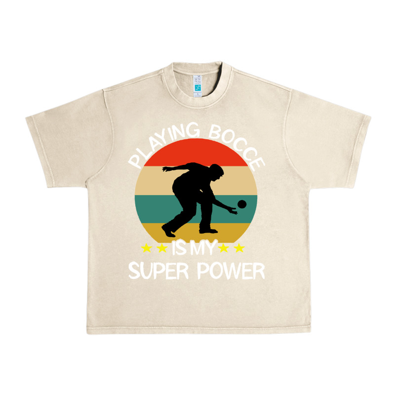 Bocce Super Power Boules Sports Urban Heavy Tee by artisFamous | Teevron