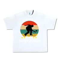 White bocce super power boules sports Urban Heavy Tee - artisFamous