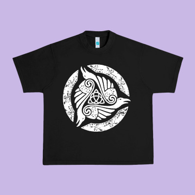 Celtic Trinity Knot Crow Spiritual Mandala Urban Heavy Tee Designed By Artisfamous