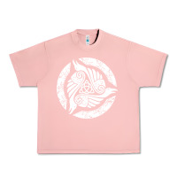 Salmon celtic trinity knot crow spiritual mandala Urban Heavy Tee - artisFamous