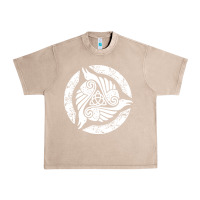 French Oak celtic trinity knot crow spiritual mandala Urban Heavy Tee - artisFamous