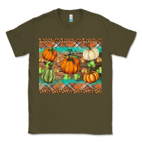 Army Green fall pumpkin Classic Tee - BarkalooDesign