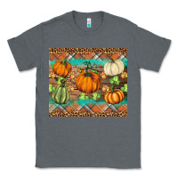 Charcoal Heather fall pumpkin Classic Tee - BarkalooDesign