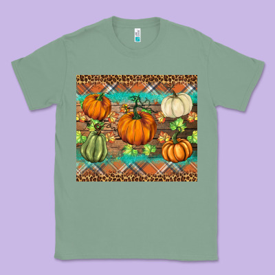 Fall Pumpkin Classic Tee Designed By Barkaloodesign