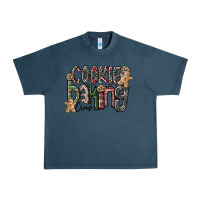 Midnight Navy Cookie Baking Crew Urban Heavy Tee - CowhideDigitalArt