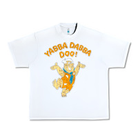 White yabba dabba doo Urban Heavy Tee - artisFamous