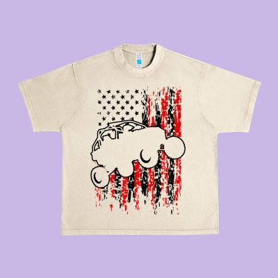 Usa Utv Rzr Racing Urban Heavy Tee Designed By Artisfamous