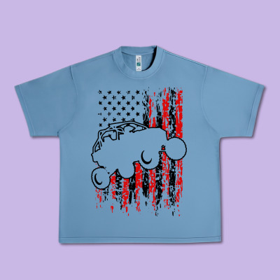 Usa Utv Rzr Racing Urban Heavy Tee Designed By Artisfamous