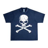 Navy pirates adults pirates skull crossbones beard Urban Heavy Tee - artisFamous