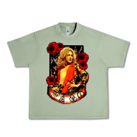Oil Green vintage image robert plant Urban Heavy Tee - artisFamous