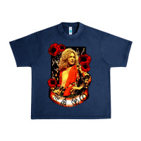 Navy vintage image robert plant Urban Heavy Tee - artisFamous