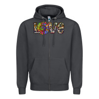 Smoke tie dye sunflower love Zipper Hoodie - RanaPortraitStore