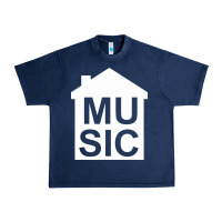 Navy house music Urban Heavy Tee - artisFamous