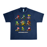 Navy mariokart Urban Heavy Tee - artisFamous
