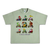Oil Green mariokart Urban Heavy Tee - artisFamous
