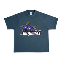 Midnight Navy lone star brahmas Urban Heavy Tee - artisFamous