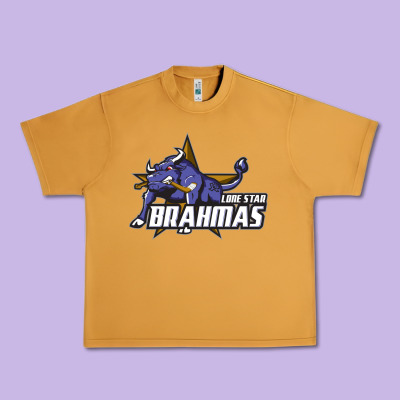 Lone Star Brahmas Urban Heavy Tee Designed By Artisfamous