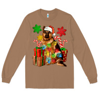 Toasted Coconut christmas german shepherd Long Sleeve Tee - Artiststas