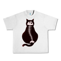 Lunar Rock Cat with Fish Bone Urban Heavy Tee - artisFamous