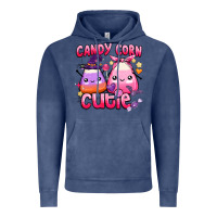 Vintage Denim candy corn cutie Vintage Hoodie - BarkalooDesign