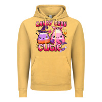 Vintage Mustard candy corn cutie Vintage Hoodie - BarkalooDesign