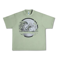 Oil Green alien mata Urban Heavy Tee - artisFamous
