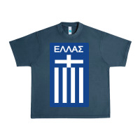 Midnight Navy greece national football Urban Heavy Tee - artisFamous