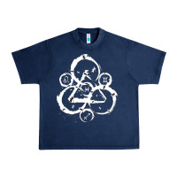 Navy coheed and cambria Urban Heavy Tee - artisFamous