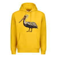 Lemon louisiana state bird pelican Premium Hoodie - BarkalooDesign