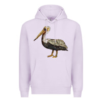 Lilac louisiana state bird pelican Premium Hoodie - BarkalooDesign