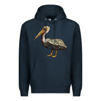 Navy louisiana state bird pelican Premium Hoodie - BarkalooDesign