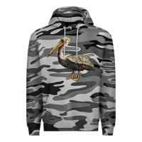 Slate Camo louisiana state bird pelican Premium Hoodie - BarkalooDesign