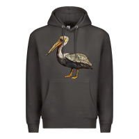 Smoke louisiana state bird pelican Premium Hoodie - BarkalooDesign